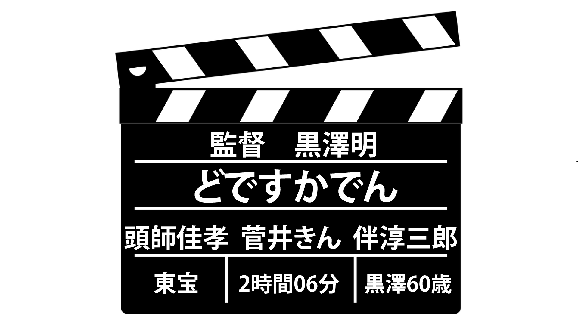 黒澤明初のカラー作品 どですかでん は色彩を楽しむ映画である